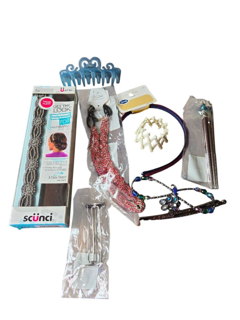 ⁹ Blue Hair Clip and Accessories Set
